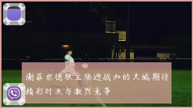 谢菲尔德联主场迎战加的夫城期待精彩对决与激烈竞争